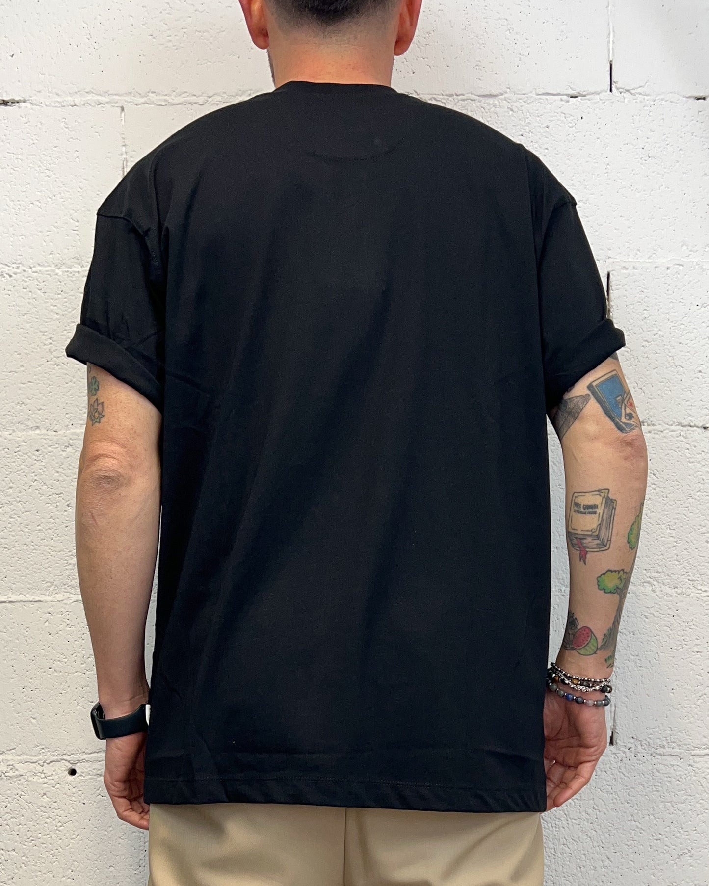 T-Shirt Boxing Fit OVER-D Nero
