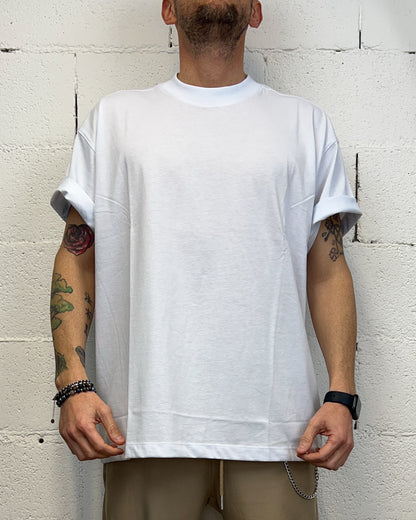 T-Shirt Boxing Fit OVER-D Bianco