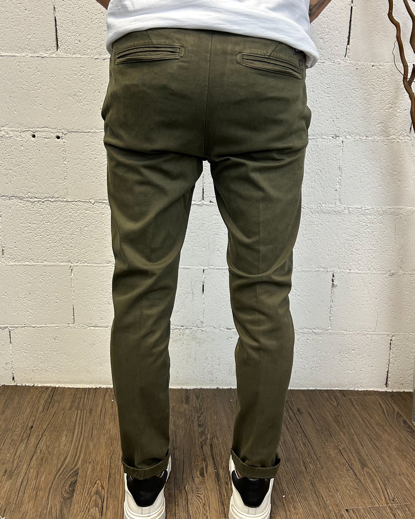 Chino OVER-D Verde Militare