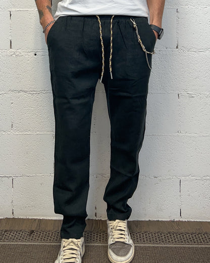 PantaLino GIANNI LUPO Black